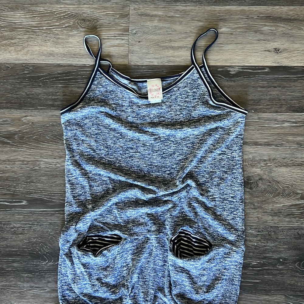 Blue & White Jumpsuit FreeLoader Small LQQK